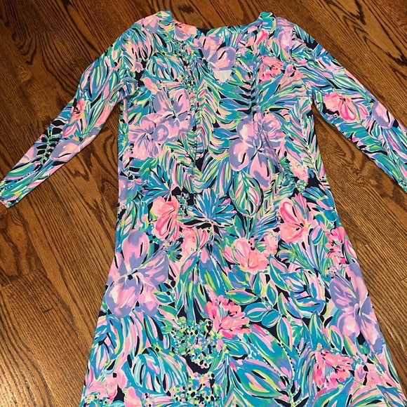 Lilly Pulitzer Aubrey UPF 50+ Shift Dress Bermudaful Size Medium NWT - Picture 6 of 11